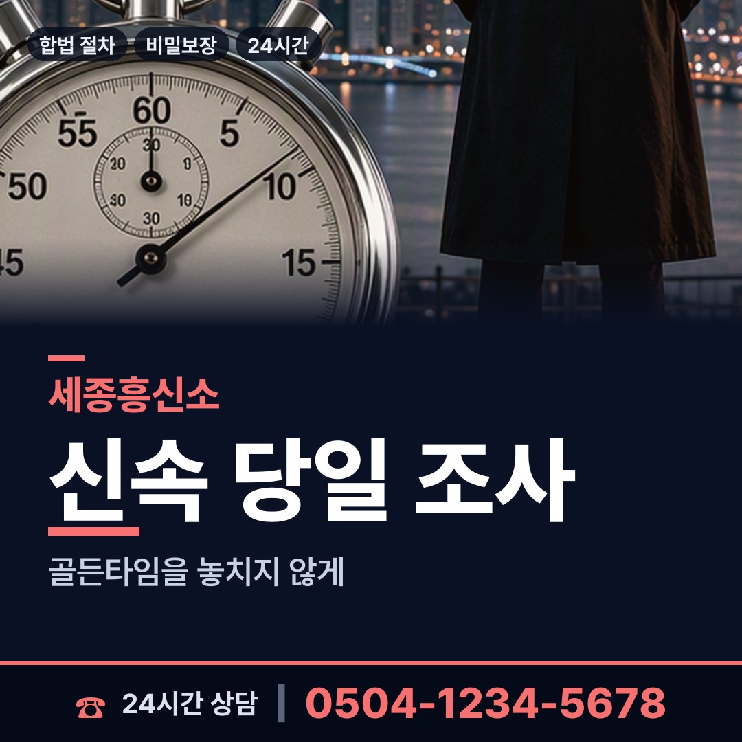 세종 해밀동 사이버흥신소 상담 안내